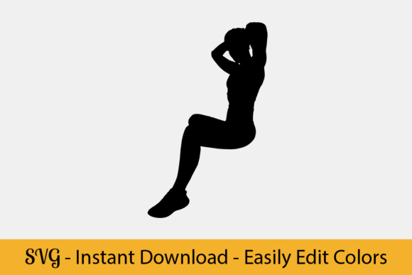 Download Fitness Woman Graphic SVG - Premium Bundle