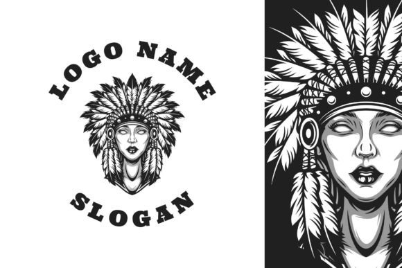 Download Indian Girl Graphic Logo Design - Girl graphic Collection